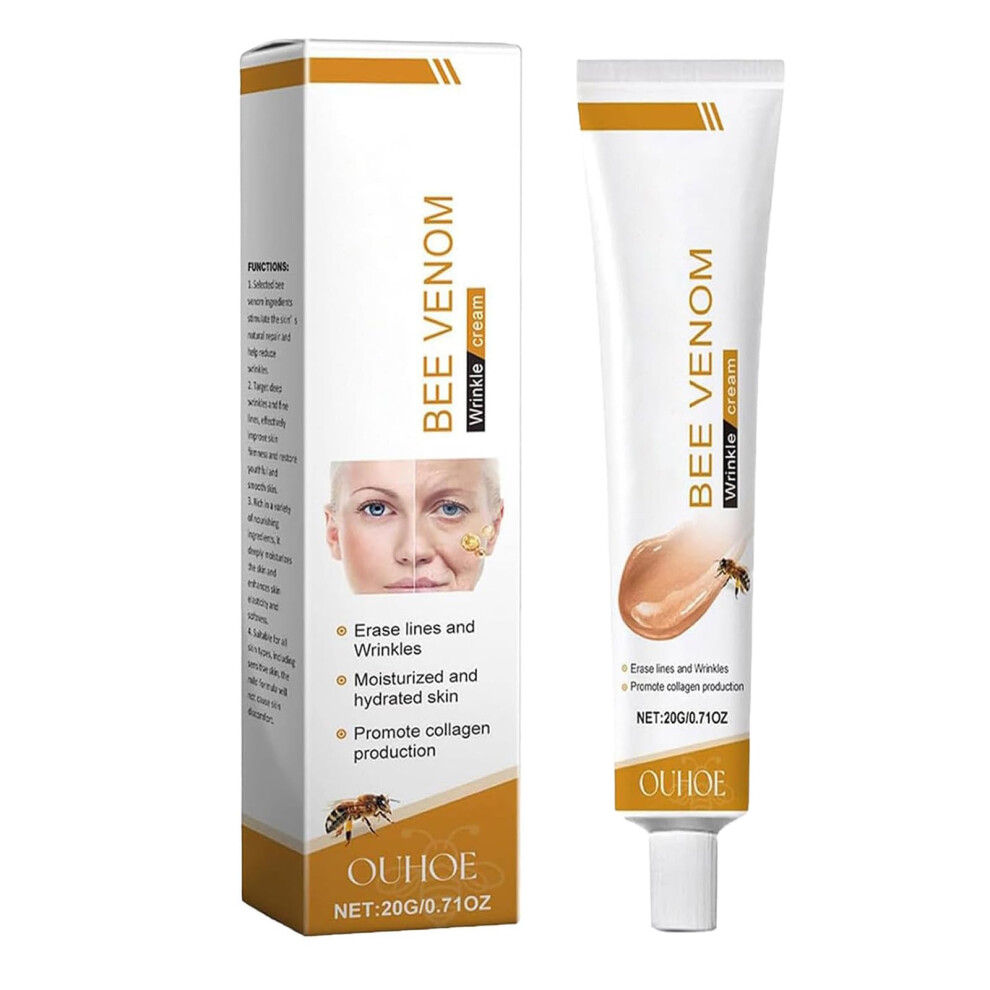 Cream Bee Venom Face Anti Aging Moisturizer For Wrinkle Firming Collagen And Deep Hydration