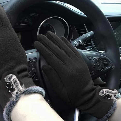 Γάντια Keep Hands Warm για γυναίκες, Χειμερινά γάντια με επένδυση από φλις, σχεδιασμένα 1