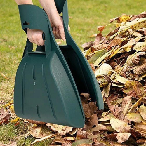 Leaf Scoops Hand Rake Set – Ergonomic Wrist Support Plastic Leaf Grabber Tools for Fast Yard Cleanup 2