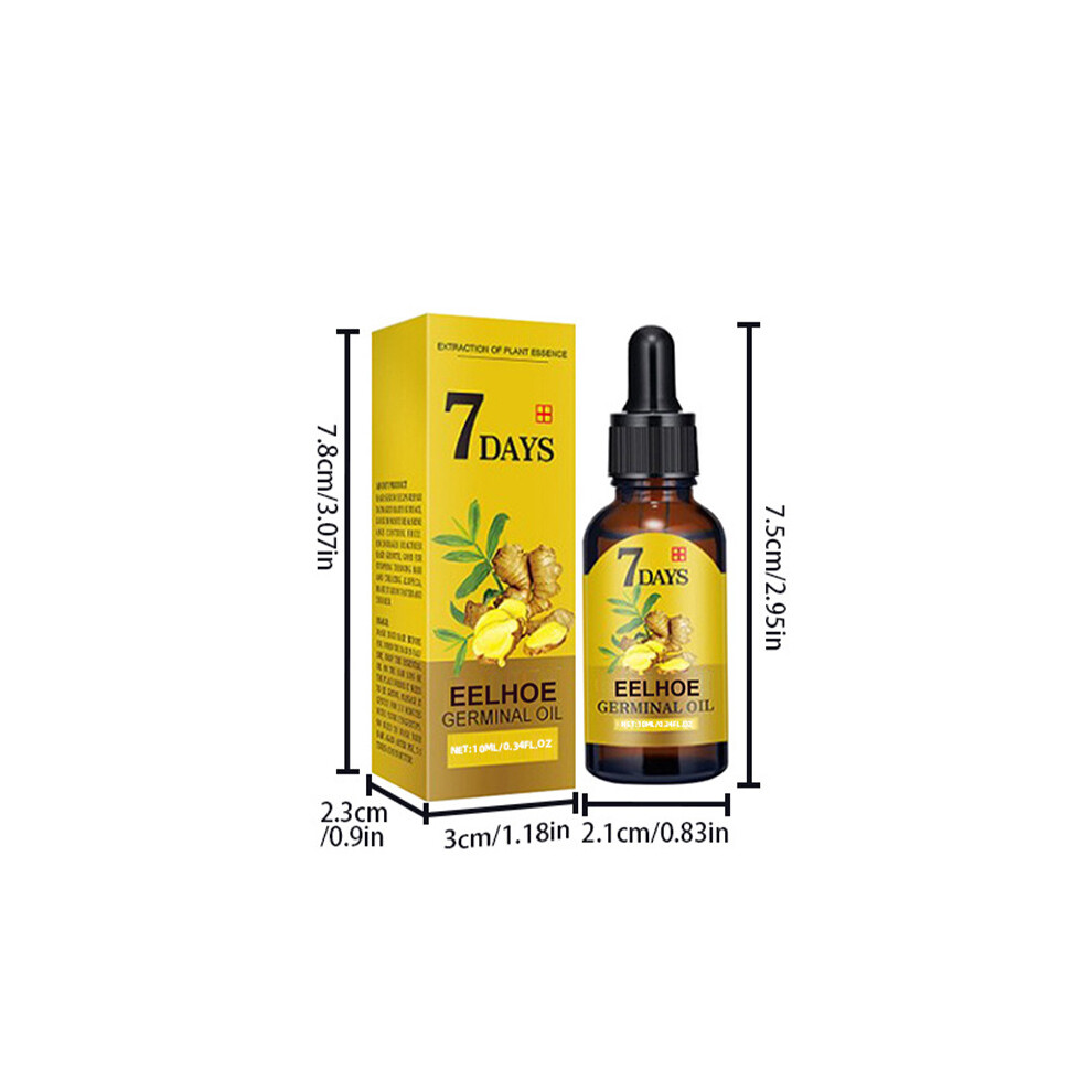 (10ML) 10/20/40ML Ginger Hair Growth Serum Hair Regrowth Serum For Strengthen Thin Hair