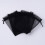 Organza Gift Bags Black Rectangle10x8cm100pcs 2