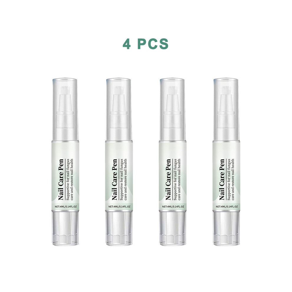 (4PCS) 4ML Nail Care Pen Nail Fungus Pen Nail Fungus Health Care Repair Nails