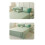 Gradient Color Bed Sheet Set 150 x 200 cm for Adults, Simple Four Piece Bedding Set 4