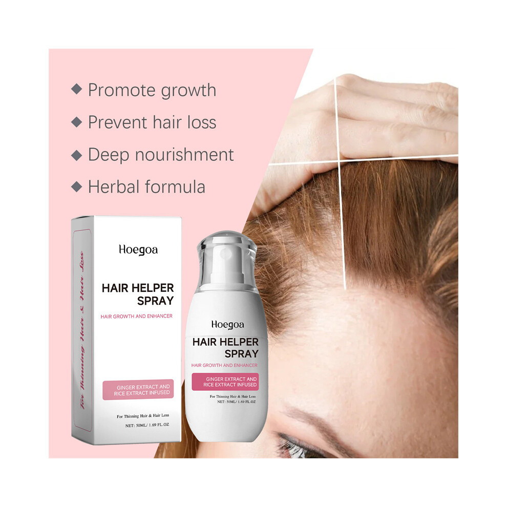 50ML Hair Helper Spray For Thinning Hair & Hair Loss  Hair Growth Thicker Fuller