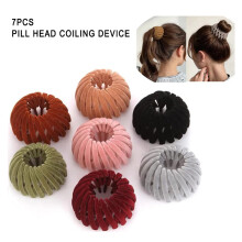 7 PCS Bird's Nest Magic Hair Clip For Thin Hair Pill Head Coiled Hair Device