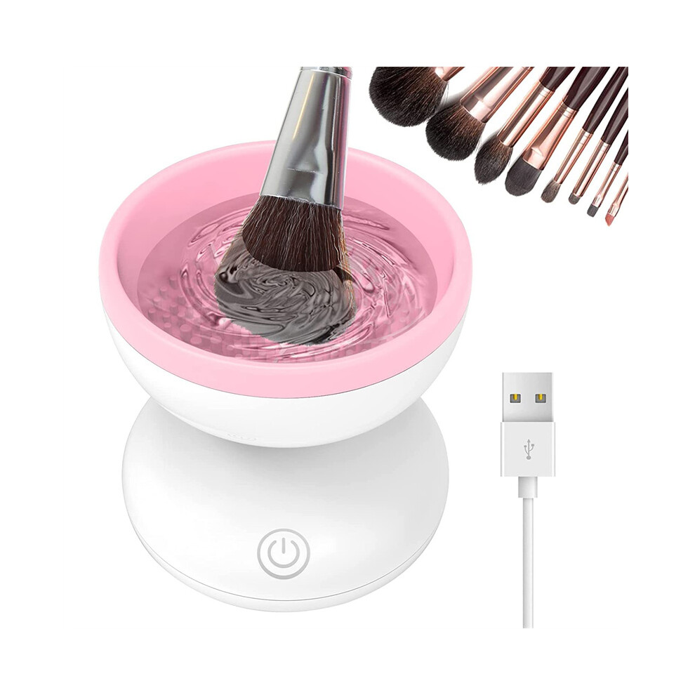 Electric Makeup Brush Cleaner USB Auto Rotator Makeup Brush Blender Cleaner
