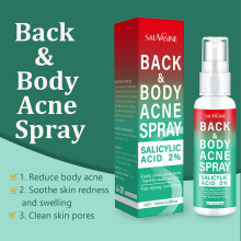 100ML Body Acne Spray For Reduce Back Acne Clean Pores Soothe Redness Swelling