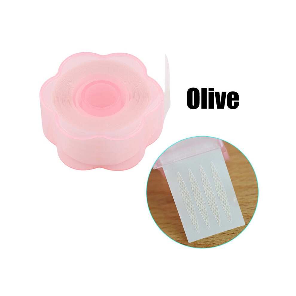 (Olive) 360Pcs Double Eyelid Stickers With Water And Lace Mesh Invisible Eyelid Stickers 110691511614