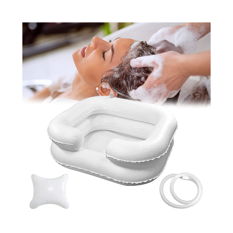 In Bed Hair Washing Basin Inflatable Sink Hair Wash Basin For Bedridden Patients