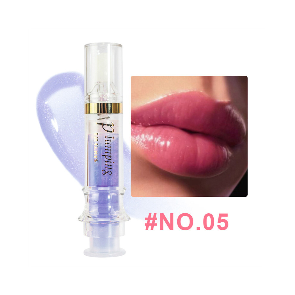 (05#) 5ML Plumping Booster Lip Gloss Plump Volume Bigger Lips Moisturising Lip Oil