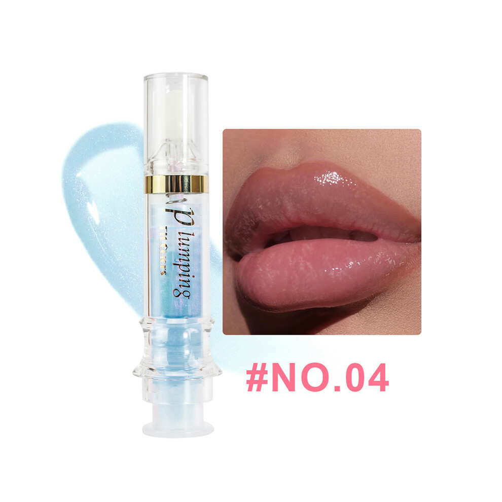 (04#) 5ML Plumping Booster Lip Gloss Plump Volume Bigger Lips Moisturising Lip Oil