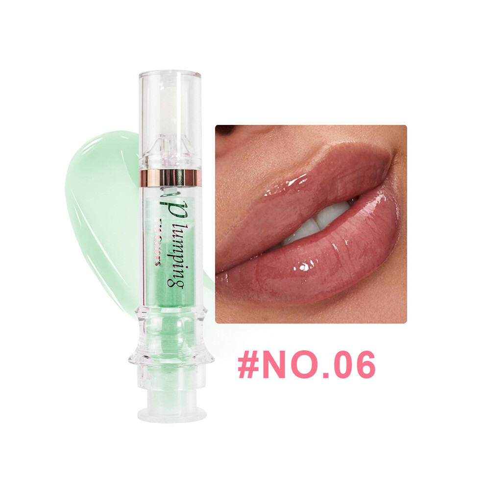 (06#) 5ML Plumping Booster Lip Gloss Plump Volume Bigger Lips Moisturising Lip Oil
