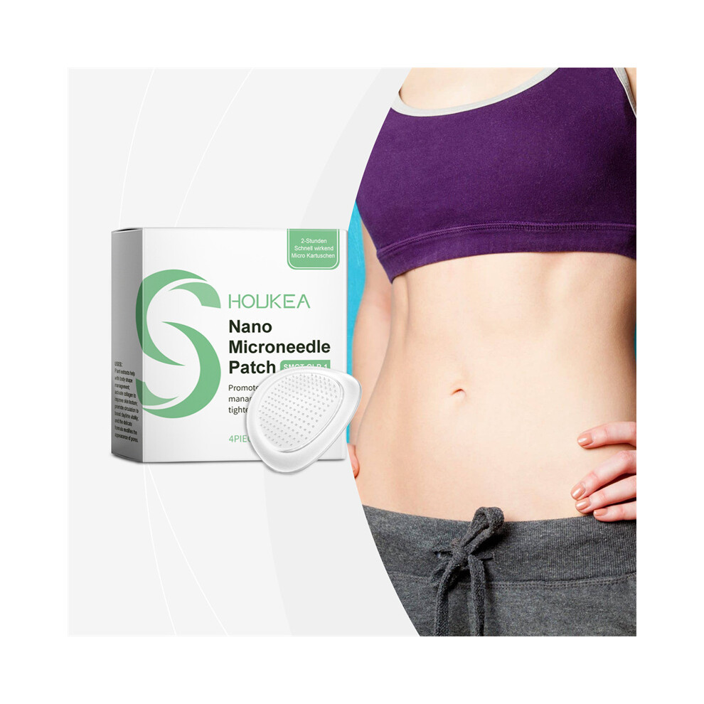 4PCS Nano Microneedle Body Care Patch For Weight Loss & Young Skin Texture