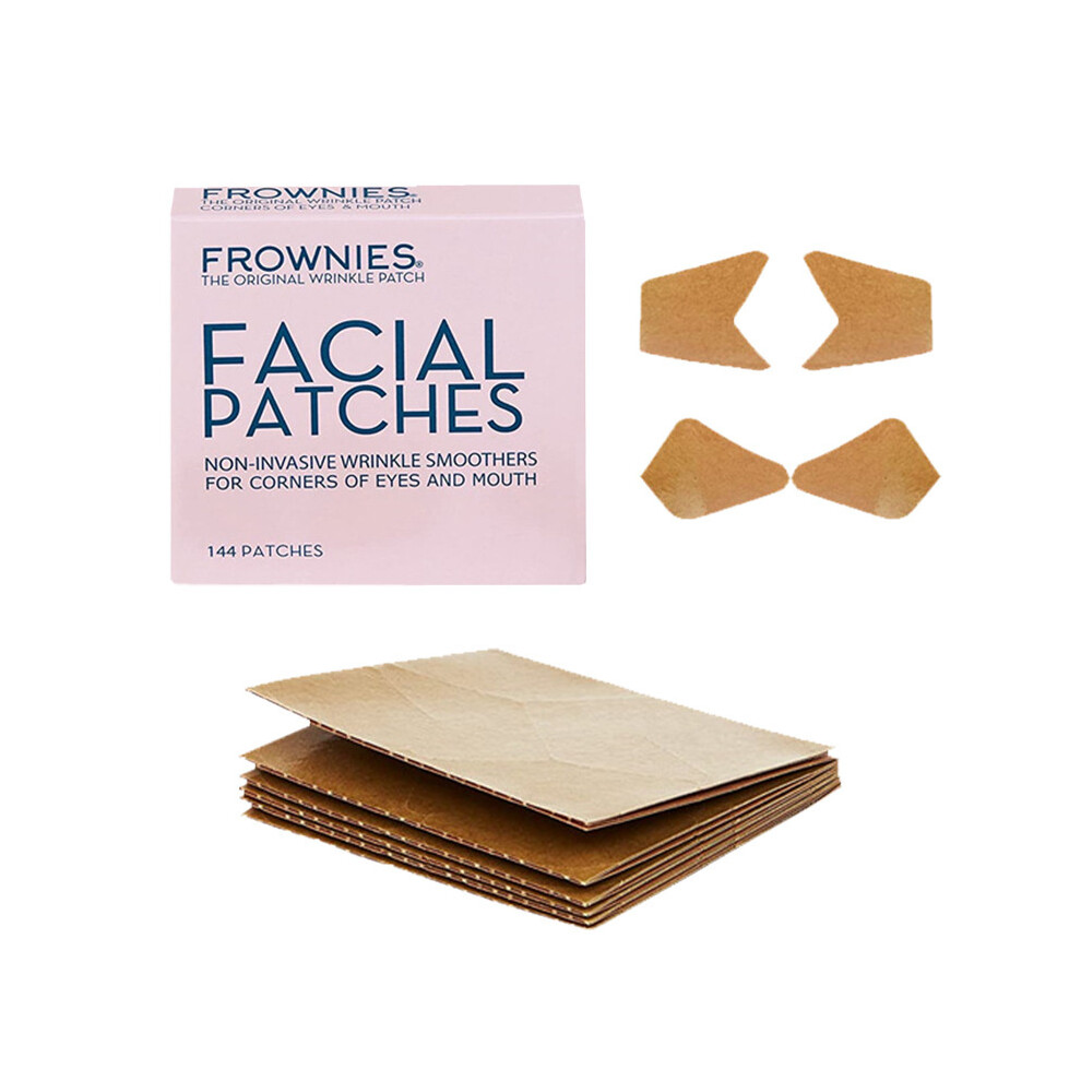 (Square) 144PCS Anti-Wrinkle Facial Patches Wrinkles For Forehead & Between Eyes