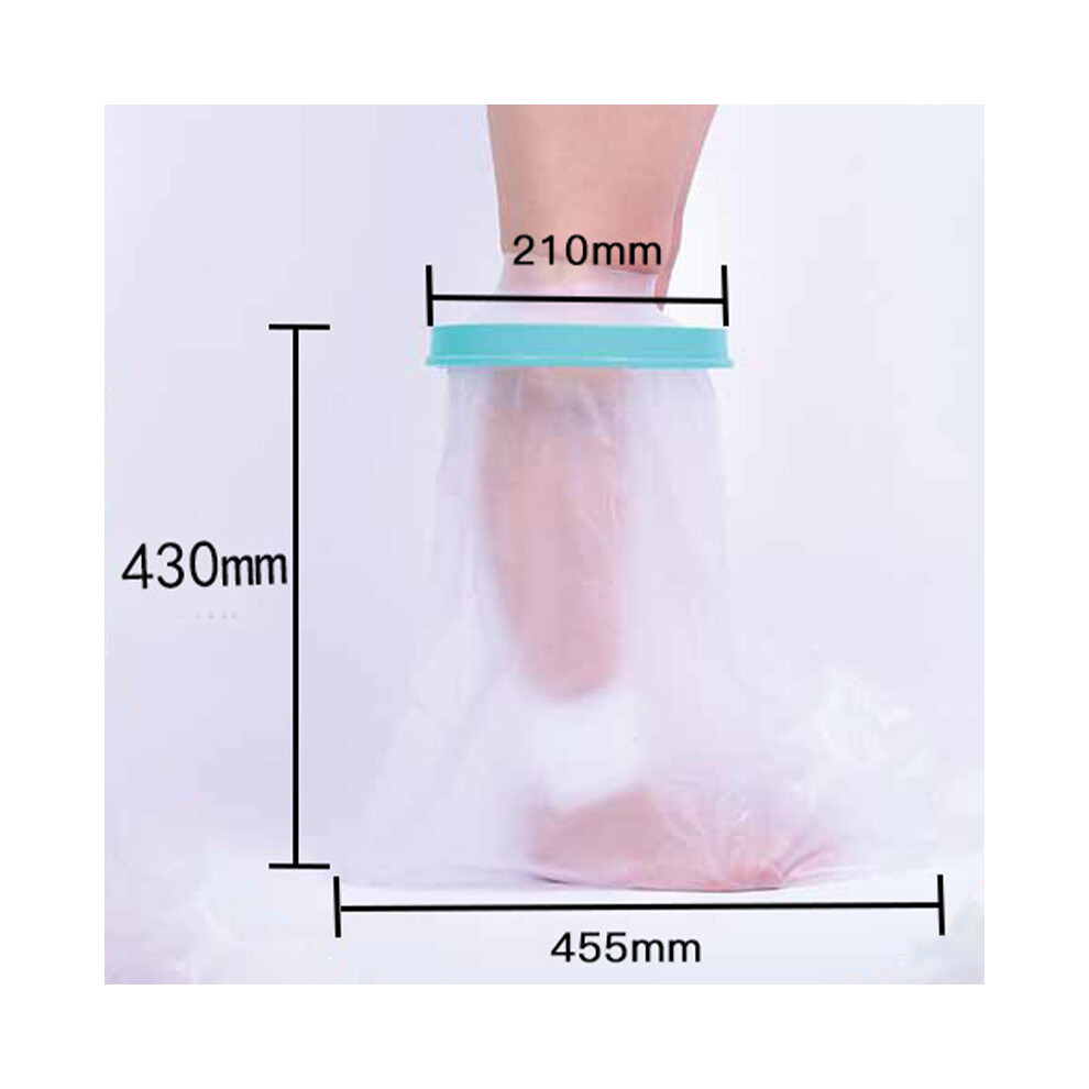 Waterproof Ankle Foot Cast Protector for Showering and Bathing - Bandage Cover
