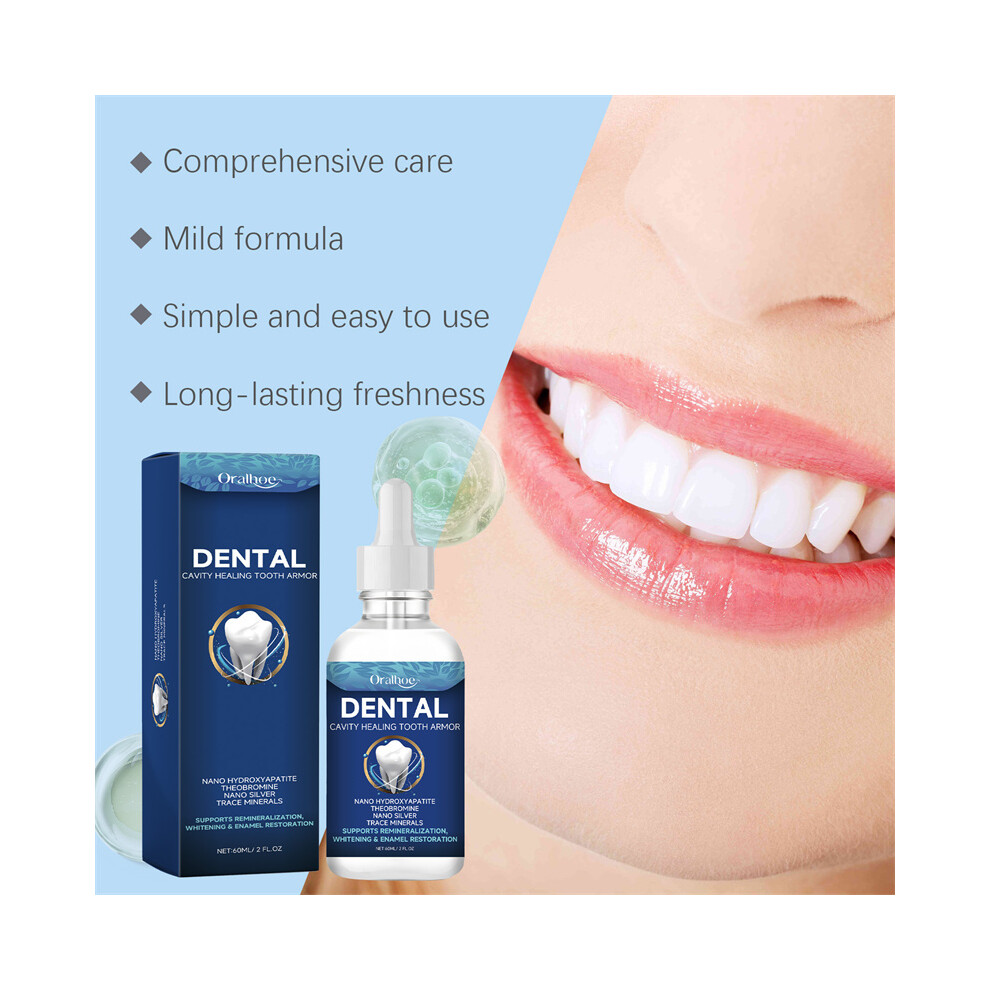 60ML Tooth Care Solution Cavity Healing Tooth Armor Cleansing Oral Care Serum