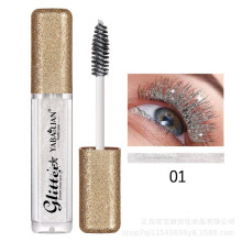 (01# White) 6-Color Sparkling Crushed Diamond Pearl Glitter Mascara, Lengthening Effect, 26.8g