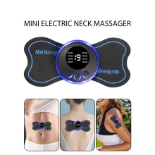 Ems Mini Electric Neck Massager Cervical Massage Patch Muscle Relief Pain Relaxation Shoulder Instrument Portable Neck Massage
