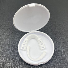 (For Lower Teeth) Snap On Bottom Upper Lower False Teeth Set Dental Veneers Dentures Fake Tooth