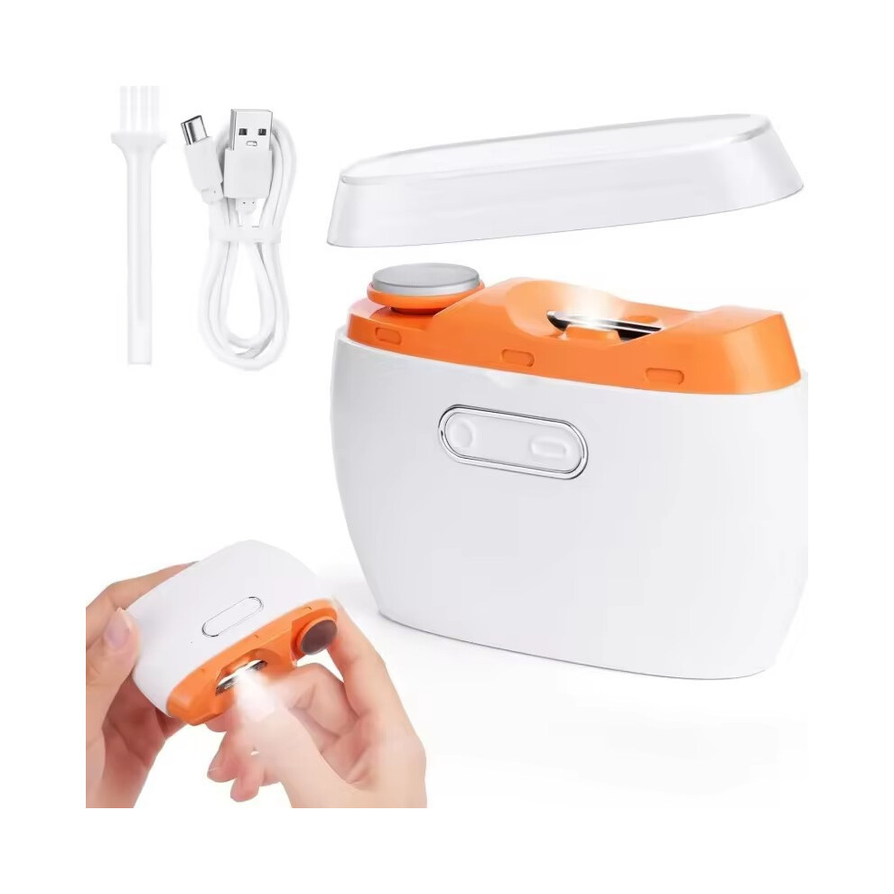 Electric Nail Clippers Cutter Fingernails Toenails USB Rechargeable Nail Clippers