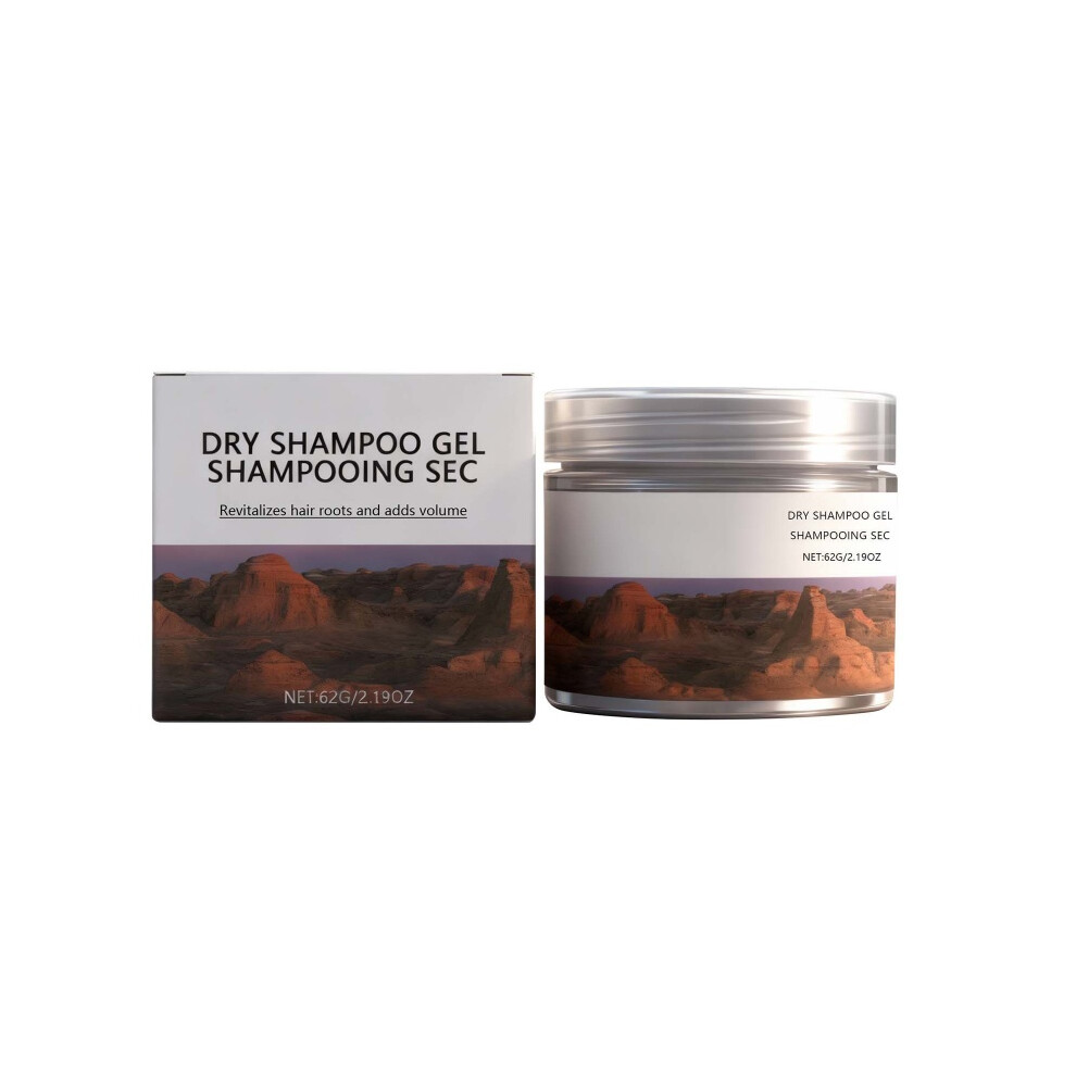 Volumizing No Rinse Dry Gel Natural Fluffy Hair Fresh Non Sticky Shiny All Gender