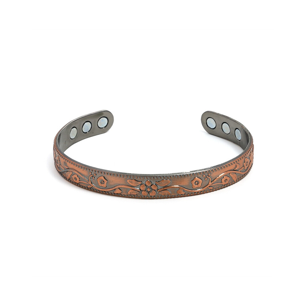 (1) Pure Copper Magnetic Therapy Men's Bracelet For Arthritis Pain Bangle Relief 110691516657