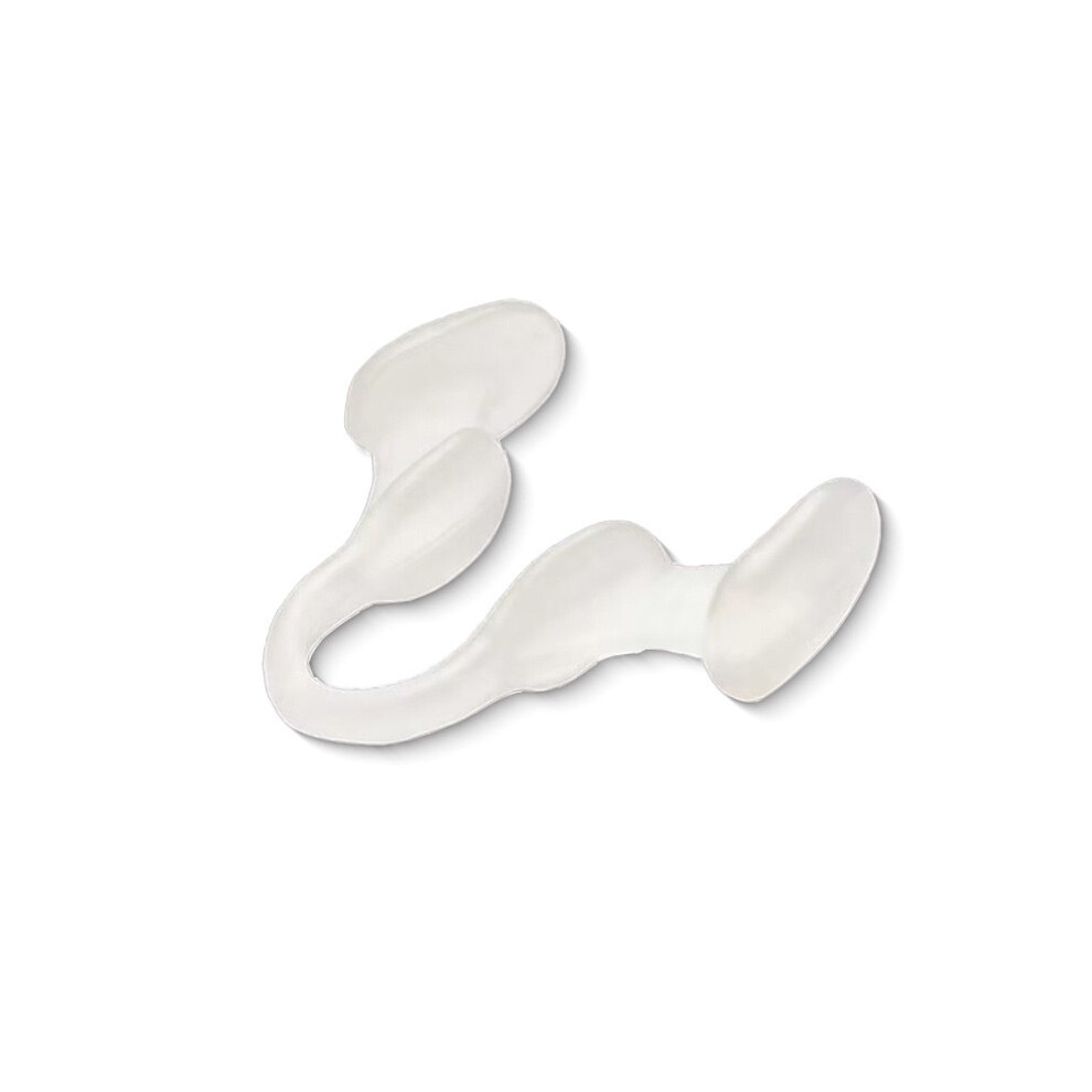 White (White) Anti Snoring Nasal Nose Clip Easy Breathe Silicone Sleep Aid Nasal Dilator