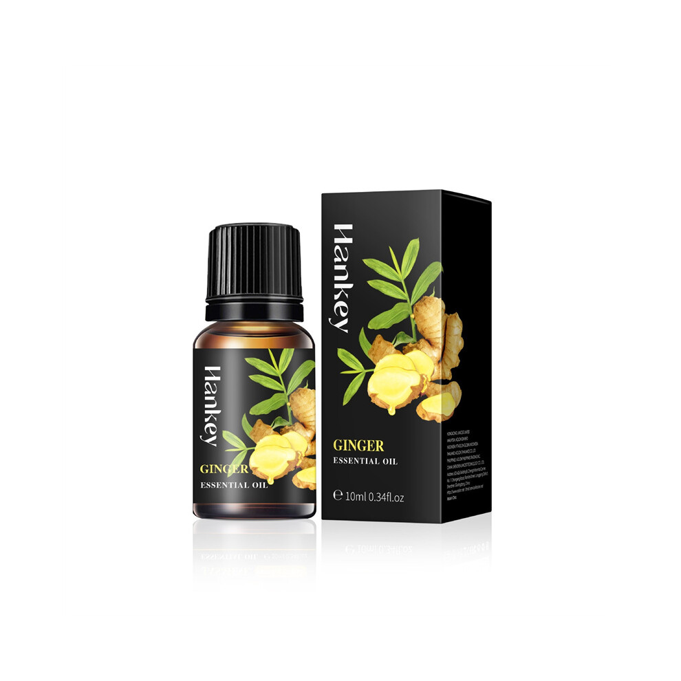 Light (Ginger Essential Oil) 10Ml Massage Oil For Tuina Spa Body Oil Ginger Massage Plant Essential Oil
