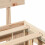 vidaXL Bed Frame with Headboard Natural 150 x 200 cm Solid Pine Wood 8
