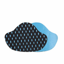 (Black-Size L) 5 Pairs Of Heel Insoles Anti-wear Foot Pads Cushioning Anti-fall Heel Protector