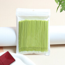 (Matcha Green) 100PCS Disposable Lash Eyelash Micro Brush For Mascara Wands Applicator Makeup