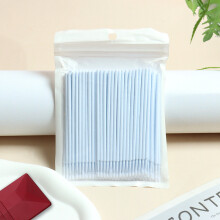 (White) 100PCS Disposable Lash Eyelash Micro Brush For Mascara Wands Applicator Makeup