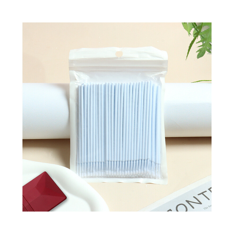 White (White) 100Pcs Disposable Lash Eyelash Micro Brush For Mascara Wands Applicator Makeup