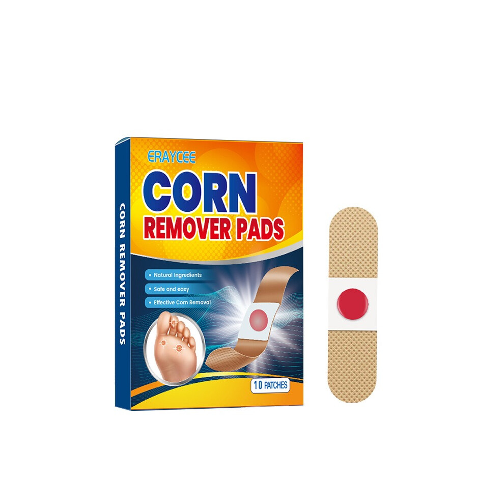 (30 Pcs/3 Box) Corns Patch Foot Care Foot Corn Remover Pads Plantar Wart Thorn Plaster Patch