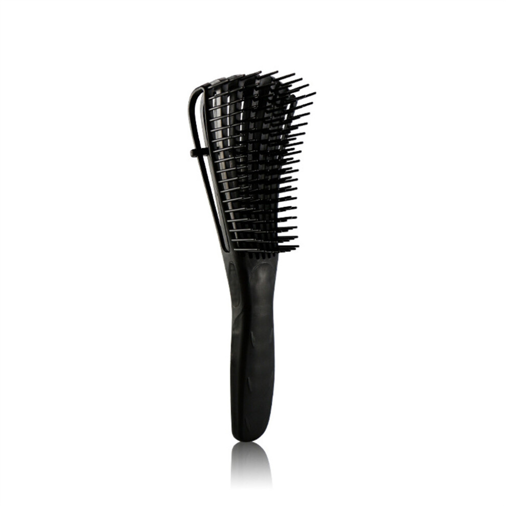 Black (Black) Detangler Brush Women Detangling Hair Brush Octopus Curly Hair Brush Shampoo Brush Magic Hair Brush Scalp Massage Hair Comb