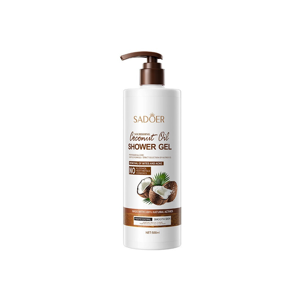 (Shower Gel) Coconut Moisturizing Hair and Body Care Set Body Lotion Shampoo Shower Gel Skincare