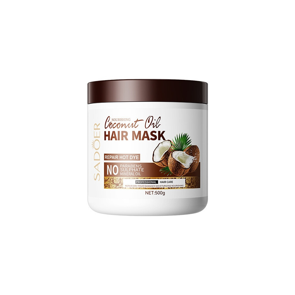 (Hair Mask) Coconut Moisturizing Hair and Body Care Set Body Lotion Shampoo Shower Gel Skincare