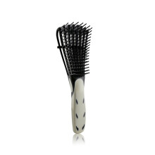 (Black White) Detangler Brush Women Detangling Hair Brush Octopus Curly Hair Brush Shampoo Brush Magic Hair Brush Scalp Massage Hair Comb