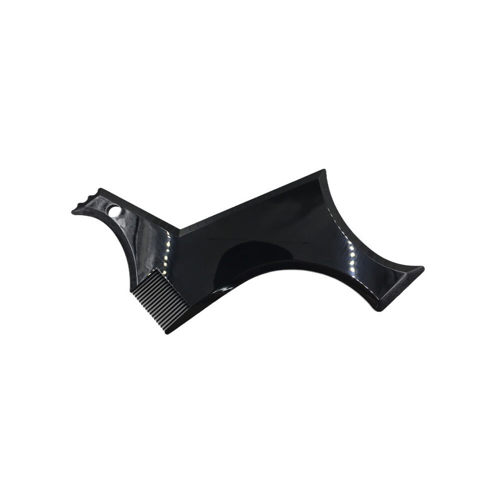 Unisex Black (Black) Trimming Beard Shaper Styling Comb Template Barber Tool Symmetry Shaping