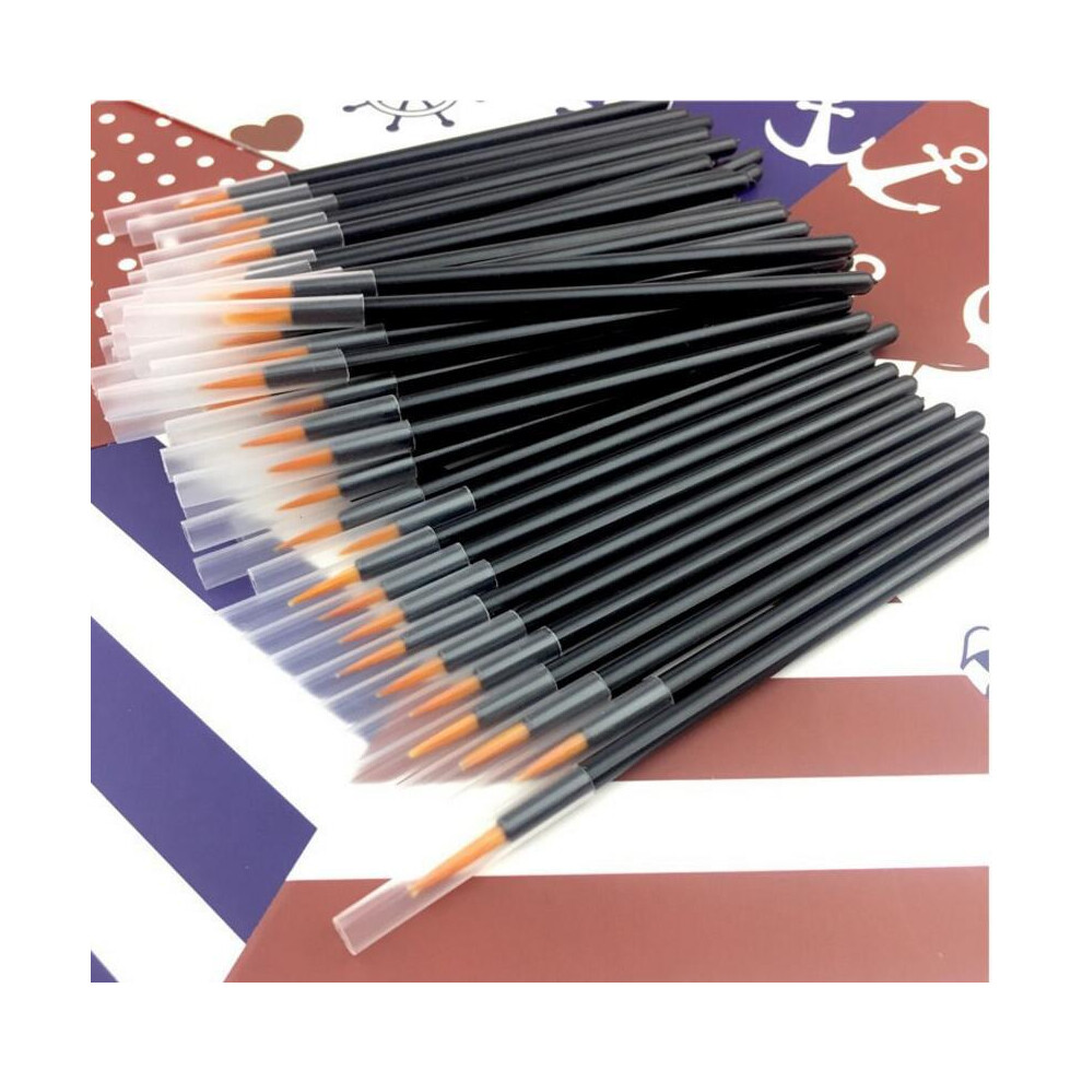 100pcs Disposable Fine Tip Makeup eyeliner brushes applicators Eye Wands Makeup