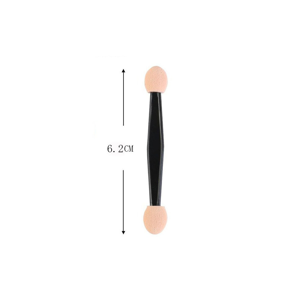 (6.2cm) 50pcs Eye shadow Applicators Brush Sponge Tipped Makeup Dual Sides