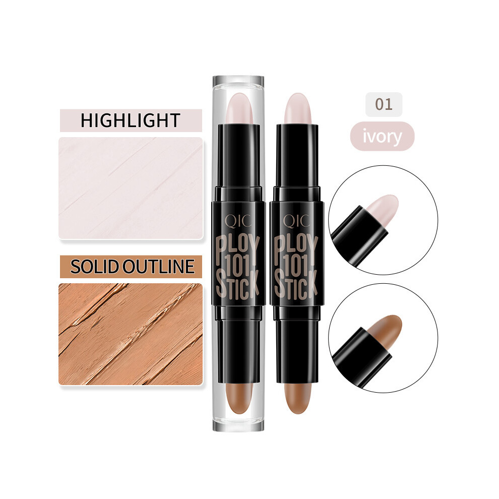 (Ivory) High Quality Professional Makeup Base Foundation Cream for Face Concealer Contouring