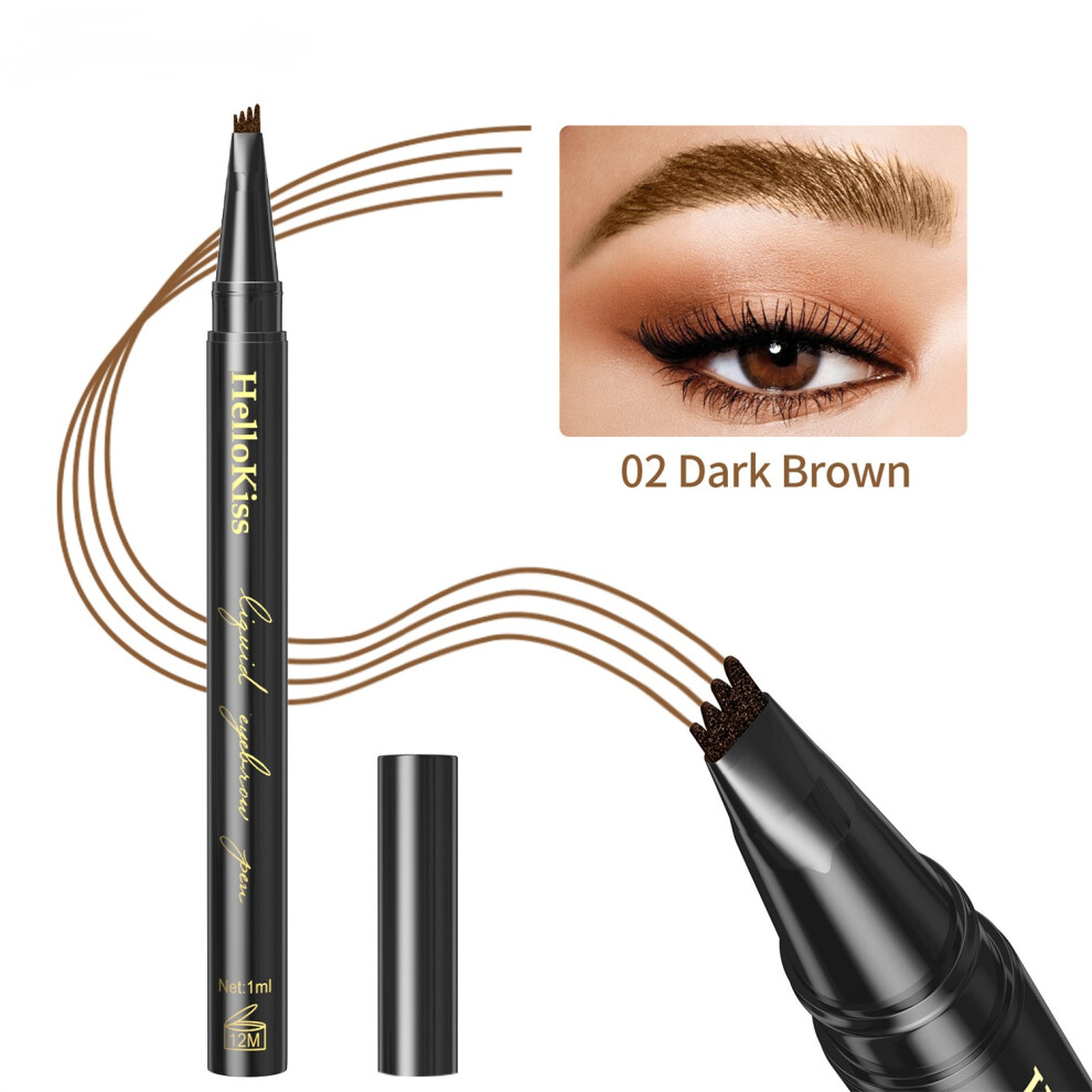 (02#) Beautiful Waterproof Lightweight Easy Fill Draw Liquid Eyebrow Pencil