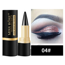 (Black) 1Pcs Solid Eyeliner Cream Gel Eyeliner Makeup Eyeliner Waterproof Smudge Proof