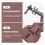Mini Violinmodeller Bordpynt 4 stk. 2