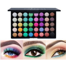 (Candy colours) 40 Colors Matte Glitter Eyeshadow Palette Waterproof Long Lasting Eyeshadow Palette