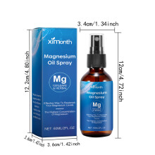 (1PCS) 60ML Magnesium Oil Spray Sleep Essential Oil Mist Improve Sleep&Skin Condition