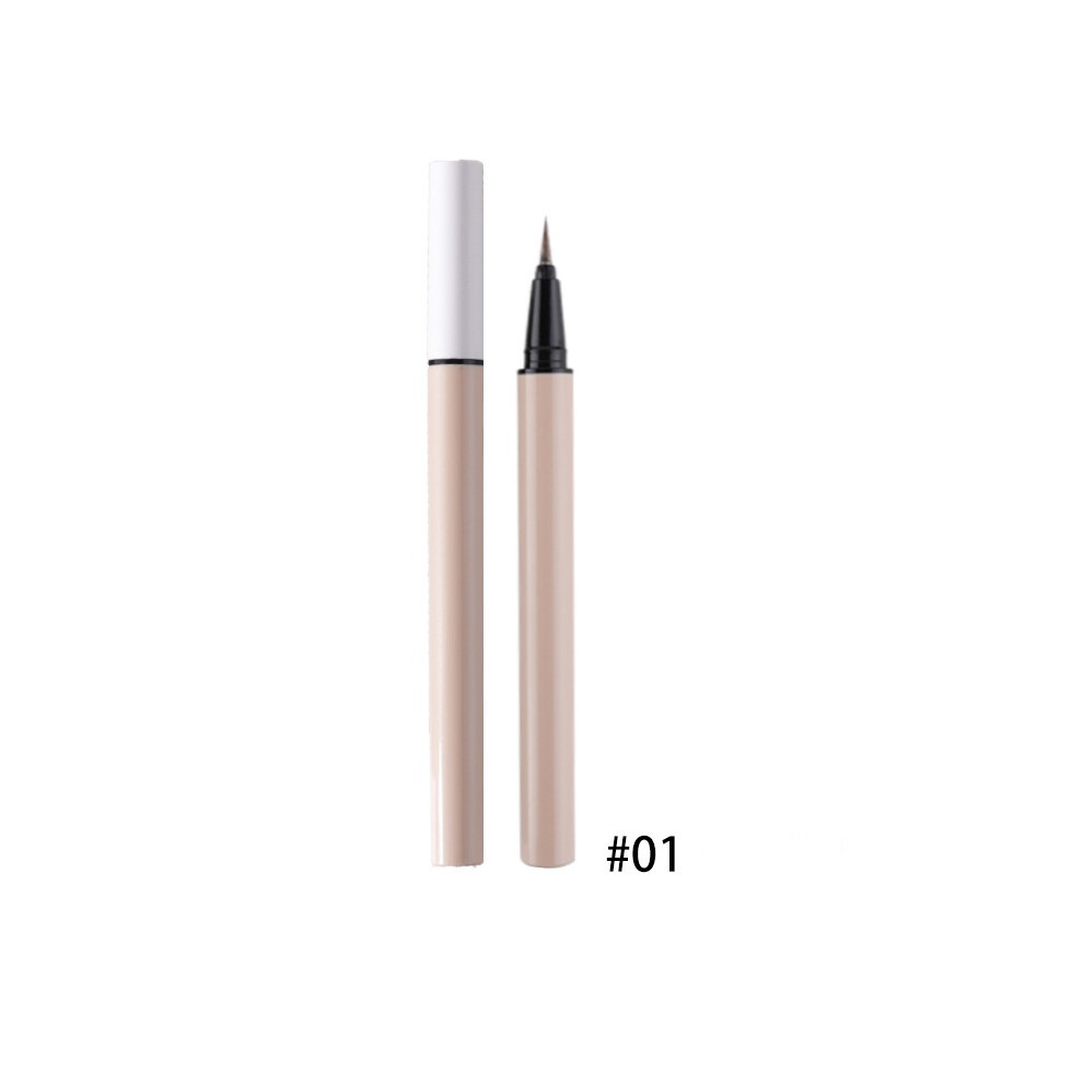 (01#) Glitter Liquid Lying Silkworm Eyelash Pen - Highlighter & Eyeliner Makeup Pencil
