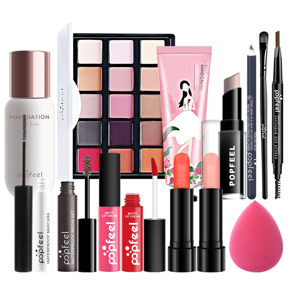 14in1 Makeup With Eyeshadows Lipstick Lipgloss Concealer Cosmetics Kit For Girls