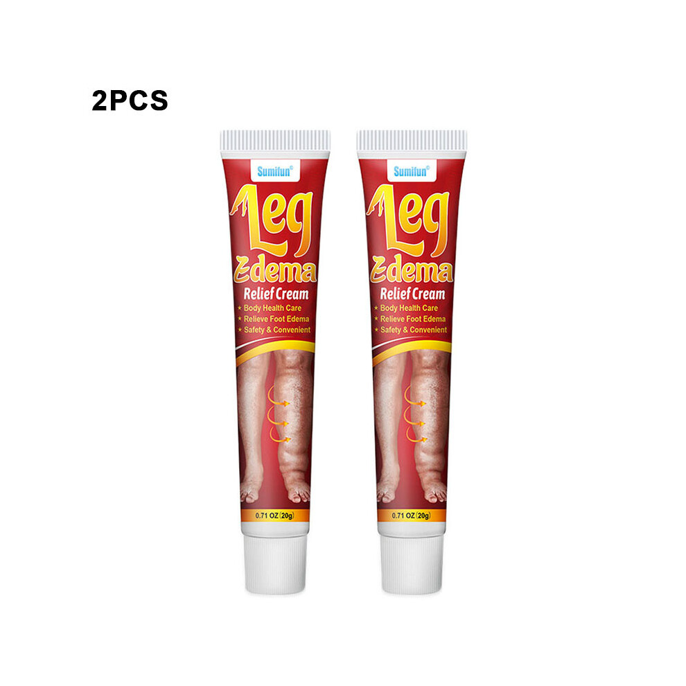 (2PCS) 20G Leg & Foot Edema Relief Cream - Swelling & Pain Alleviation Ointment